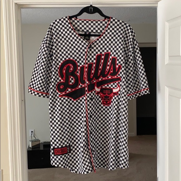 checkered bulls jersey